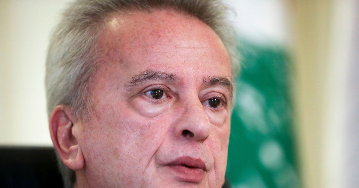 Lebanese central bank gold reserves worth $17.5 bln at the end of February - cbank chief