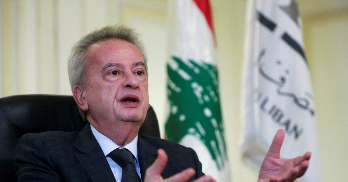 Lebanon's veteran central bank chief leaves post with legacy in shreds