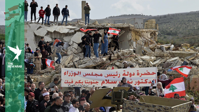 Lebanon PM visits war-torn south, vows to begin reconstruction despite Israeli violations